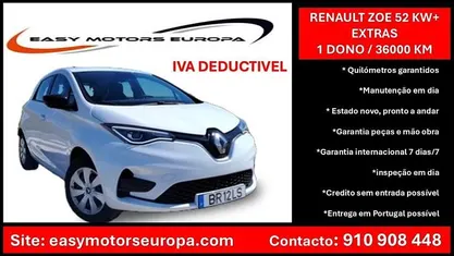 Usado 2020 Renault Zoe Citadino | € 13.790 (Bom preço)