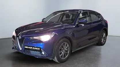 Azul Usado 2018 Alfa Romeo Stelvio SUV | € 25.750 (Preço justo)