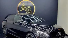 Preto Usado 2017 Mercedes C220 AMG line Sedan | € 25.999 (Bom preço)