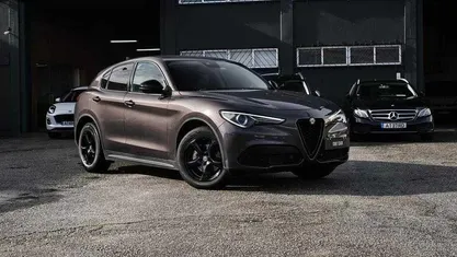 Cinzento Usado 2019 Alfa Romeo Stelvio Super SUV | € 29.400 (Preço justo)