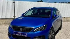 Azul Usado 2021 Peugeot 308 Allure Carrinha | € 17.990 (Preço justo)