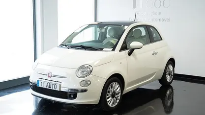 Branco Usado 2015 Fiat 500 Lounge Citadino | € 9.990 (Preço justo)