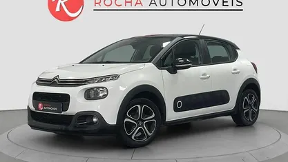 Branco Usado 2019 Citroën C3 PureTech Sedan | € 10.899 (Preço justo)