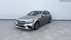Amarelo Usado 2019 Mercedes C200 AMG line Carrinha | € 22.990 (Preço justo)