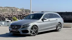 Cinza Usado 2014 Mercedes C250 AMG line Carrinha | € 29.500
