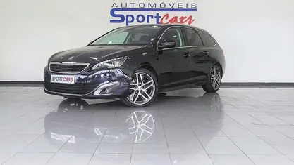 Azul Usado 2015 Peugeot 308 SW Carrinha | € 12.950 (Preço justo)
