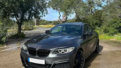 Usado BMW 218 136 HP (100 kW) 2017 Cinzento Coupé