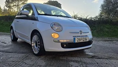 Azul Usado 2008 Fiat 500 | € 5.690 (Preço justo)