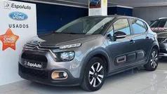 Cinza Usado 2022 Citroën C3 PureTech Citadino | € 14.750 (Preço justo)