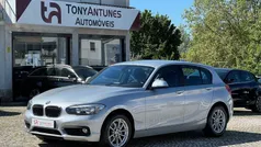 Cinza Usado 2018 BMW 116 Sport Line Citadino | € 18.500 (Bom preço)
