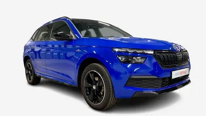 Usado Skoda Kamiq Monte Carlo 110 HP (80 kW) 2022 Azul SUV