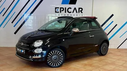 Preto Usado 2016 Fiat 500C Lounge Cabrios | € 10.990 (Preço justo)
