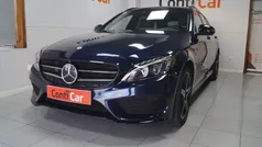 Azul Usado 2016 Mercedes C250 AMG line Carrinha | € 26.990 (Preço justo)