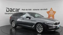 Cinza Usado 2018 BMW 520 Luxury Line Carrinha | € 29.399 (Preço justo)