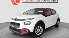 Branco Usado 2018 Citroën C3 PureTech Citadino | € 9.790 (Preço justo)