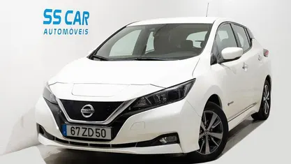 Usado Nissan Leaf Acenta 110 kW (150 HP) 2019 Branco Citadino