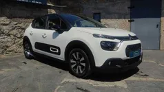 Branco Usado 2021 Citroën C3 PureTech Citadino | € 11.850 (Bom preço)