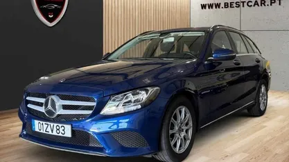 Azul Usado 2020 Mercedes C200 Carrinha | € 21.950 (Preço justo)