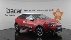 Vermelho Usado 2022 Citroën C3 PureTech Citadino | € 12.399 (Bom preço)