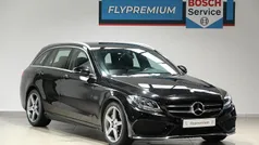 Preto Usado 2017 Mercedes C180 AMG line Carrinha | € 23.750 (Preço justo)