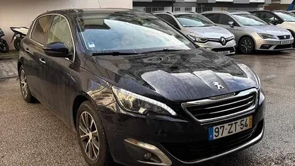 Azul Usado 2014 Peugeot 308 Citadino | € 9.555 (Bom preço)