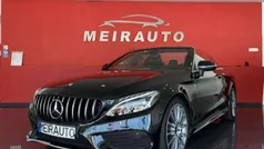 Preto Usado 2018 Mercedes C220 AMG line Cabrios | € 38.900 (Preço justo)