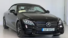 Preto Usado 2021 Mercedes C220 AMG line Cabrios | € 49.990 (Preço justo)