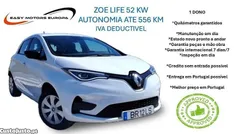 Branco Usado 2020 Renault Zoe Life Citadino | € 10.990 (Super Preço)