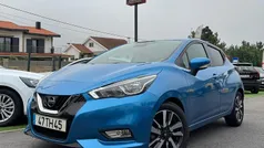 Azul Usado 2017 Nissan Micra N-Connecta Citadino | € 10.950 (Bom preço)