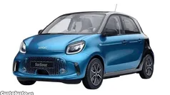Azul Usado 2020 Smart ForFour Electric Drive Passion Citadino | € 14.490 (Preço justo)