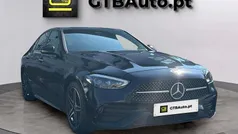 Preto Usado 2022 Mercedes C300 AMG line Sedan | € 42.999 (Preço justo)