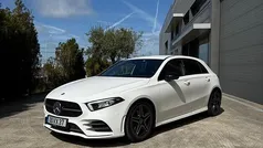 Branco Usado 2019 Mercedes A180 AMG line | € 23.900 (Preço justo)