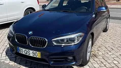 Azul Usado 2015 BMW 116 Citadino | € 12.900 (Preço justo)