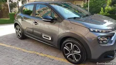 Cinza Usado 2021 Citroën C3 Feel Citadino | € 13.800 (Preço justo)