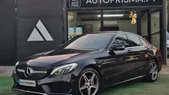 Preto Usado 2017 Mercedes C220 AMG line Sedan | € 27.990 (Preço justo)