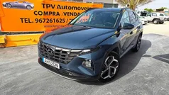 Azul Usado 2021 Hyundai Tucson SUV | € 24.950 (Preço justo)