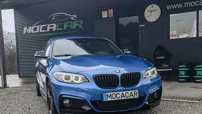 Azul Usado 2015 BMW 220 Coupé | € 21.900 (Preço justo)