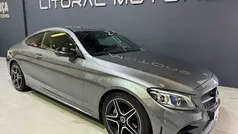Cinza Usado 2018 Mercedes C220 AMG line Coupé | € 29.900 (Preço justo)