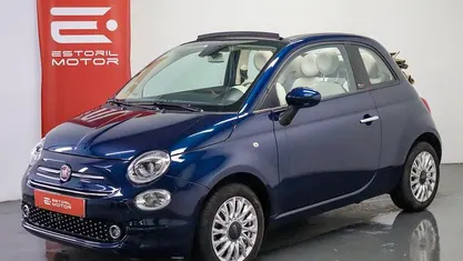 Azul Usado 2020 Fiat 500C Lounge Cabrios | € 15.900 (Preço justo)