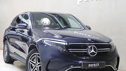 Usado Mercedes EQC400 300 kW (408 HP) 2020 Azul SUV