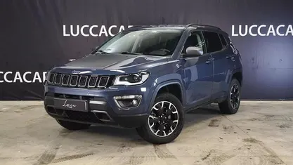 Azul Usado 2020 Jeep Compass Trailhawk SUV | € 22.990 (Preço justo)