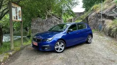 Azul Usado 2017 Peugeot 308 GT-line | € 15.990 (Preço justo)