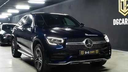 Azul Usado 2021 Mercedes GLC300e | € 44.900 (Bom preço)