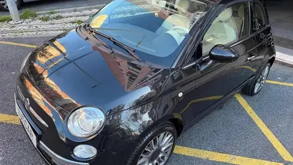 Preto Usado 2015 Fiat 500 Lounge Citadino | € 9.900 (Preço justo)