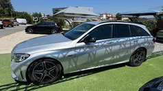 Cinza Usado 2021 Mercedes C300 AMG line Carrinha | € 29.990 (Bom preço)