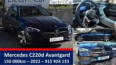 Azul Usado 2022 Mercedes C220 Carrinha | € 37.500 (Bom preço)