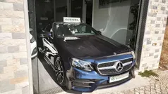 Azul Usado 2018 Mercedes E220 AMG line Cabrios | € 43.950 (Preço justo)