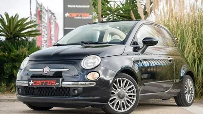 Preto Usado 2015 Fiat 500C Lounge Cabrios | € 9.900 (Preço justo)