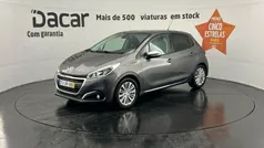Cinza Usado 2018 Peugeot 208 Style Citadino | € 9.799 (Bom preço)