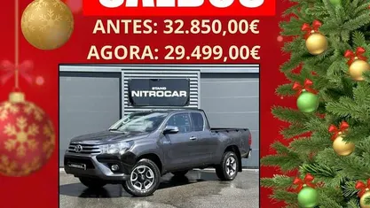 Cinzento Usado 2016 Toyota HiLux Pickup | € 29.499 (Preço justo)